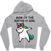 mom of the birthday girl Zipper Hoodie