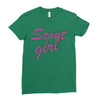 scout girl Ladies Fitted T-Shirt