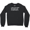 proper use of apostrophe's Crewneck Sweatshirt