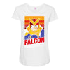 falcon punch out Maternity Scoop Neck T-shirt