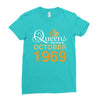 queens are born in october 1969 Ladies Fitted T-Shirt