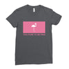 Too Pure To Be Pink Ladies Fitted T-Shirt