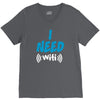 I Need Wi-Fi V-Neck Tee