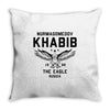 khabib the eagle Throw Pillow