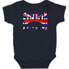 skinhead union jack, ideal birthday gift or present Baby Bodysuit