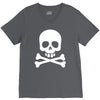skull V-Neck Tee