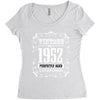 vintage made in 1952 perfectly aged a living legend Women's Triblend Scoop T-shirt