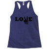 love peace Racerback Tank