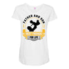 Father and Son Best Friends for Life Maternity Scoop Neck T-shirt