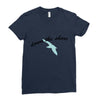 down the shore hooded Ladies Fitted T-Shirt