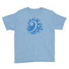 bass clef in blue Youth Tee