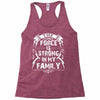 The force is strong in my family... Racerback Tank