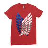 Attack On Titan Ladies Fitted T-Shirt