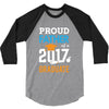 Class of 2017 Proud Father Graduation 3/4 Sleeve Shirt