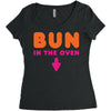 Bun in the Oven Women's Triblend Scoop T-shirt