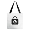 padlock eye Tote Bags