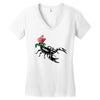 scorpio rose Women's V-Neck T-Shirt