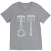 sketch of piston 2 V-Neck Tee