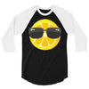 Lemon with Glasses 3/4 Sleeve Shirt