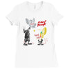 narf punk Ladies Fitted T-Shirt