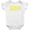 retro back to the future Baby Onesie