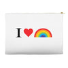 I Love Lgbt Accessory Pouches