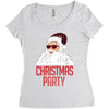 christmas party Women's Triblend Scoop T-shirt