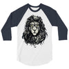 nerd  lion 3/4 Sleeve Shirt