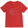 basketball sport bball streetball sportswear usa baskets ball V-Neck Tee
