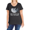 i was hungry Ladies Curvy T-Shirt