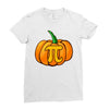 pumpkin pi Ladies Fitted T-Shirt