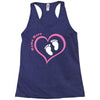Baby Girl with Heart Any Name Customized Racerback Tank