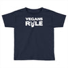vegans rule Toddler T-shirt
