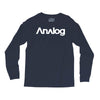 analog white logo Long Sleeve Shirts