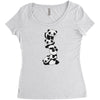 Pandas Women's Triblend Scoop T-shirt
