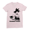 Goku Training T-Shirt Ladies Fitted T-Shirt