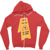 the floor is lava Zipper Hoodie