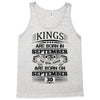 Real Kings Are Born On September 30 Tank Top