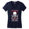 I Will Find Your Fishing Spot And I Will Fish It Women's V-Neck T-Shirt