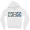 eat sleep money Zipper Hoodie