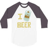 i beer beer 3/4 Sleeve Shirt