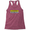 warning offensive mens funny Racerback Tank