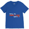check liver light is on V-Neck Tee