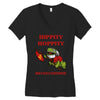 hippity hoppity revolutionize Women's V-Neck T-Shirt