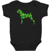 boxer leaf Baby Bodysuit