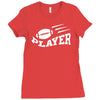 player football Ladies Fitted T-Shirt