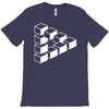 sheldon dreieck big bang theory triforce illusion 3d nerd fun usa T-Shirt