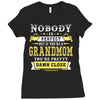 Nobody Is Perfect But If You Are A Grandmom You Are Pretty Damn Close Ladies Fitted T-Shirt