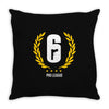 Rainbow Six Siege Pro Legue Throw Pillow