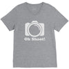 oh shoot camera V-Neck Tee